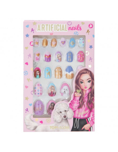 Topmodel ongles artificiels bling bling