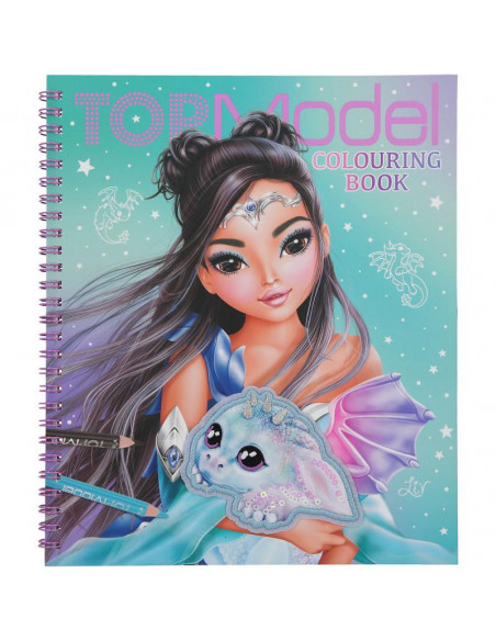 Topmodel livret aquarelles dragon