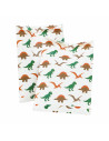 Pochettes papier dino x8pcs
