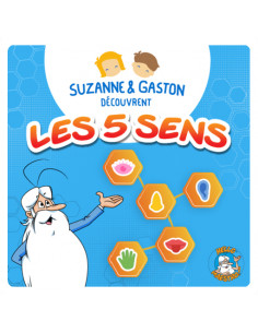 Suzanne et gaston découvrent les 5 sens - ma fabrique à histoires lunii