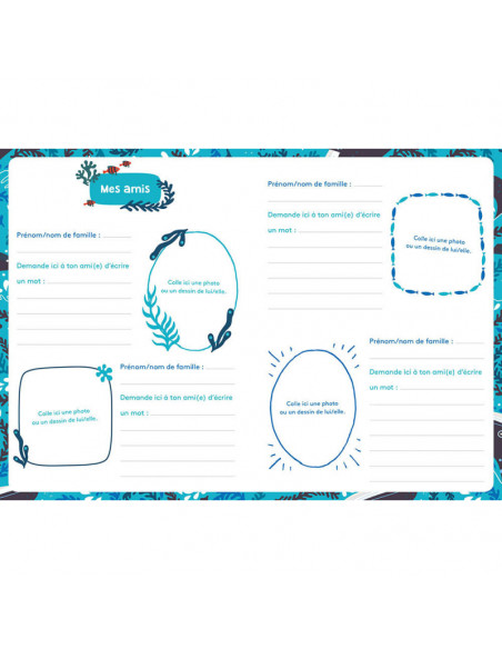 MON CARNET SECRET FONDS MARINS