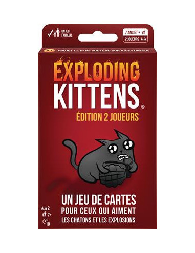 EXPLODING KITTENS : EDITION 2 JOUEURS