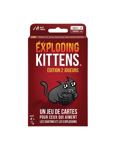 EXPLODING KITTENS : EDITION 2 JOUEURS