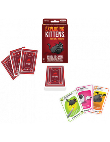EXPLODING KITTENS : EDITION 2 JOUEURS
