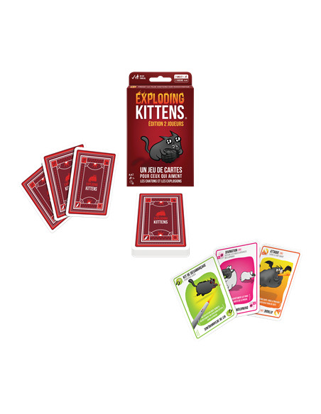 EXPLODING KITTENS : EDITION 2 JOUEURS