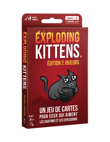 EXPLODING KITTENS : EDITION 2 JOUEURS