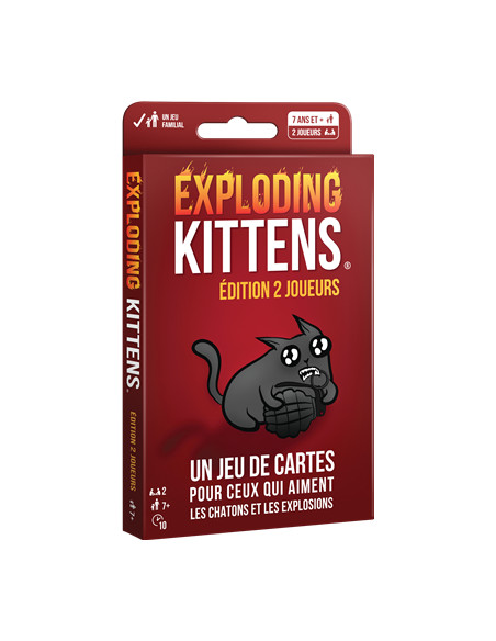EXPLODING KITTENS : EDITION 2 JOUEURS