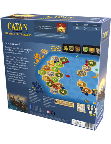 CATAN EXTENSION PIRATES & DECOUVREURS