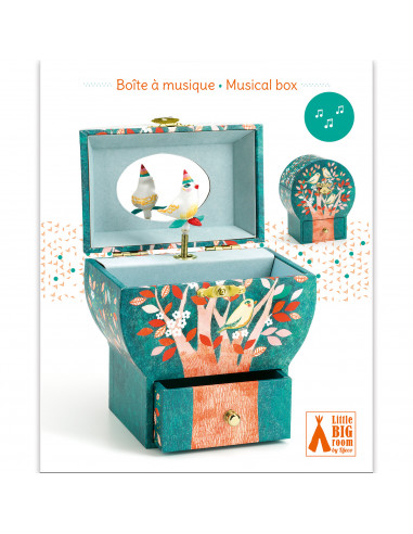 BOITE A MUSIQUE COFFRET - ARBRE POETIQUE