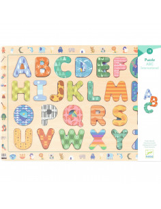 PUZZLE EDUCATIF - PUZZLE ABC INTERNATIONAL - FSC WOOD 100% 2
