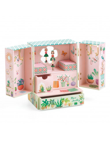 BOITE A MUSIQUE COFFRET - JARDIN SECRET