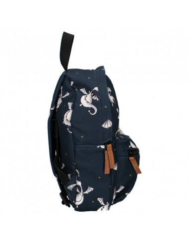 SAC A DOS ENFANT DRAGON - MARINE