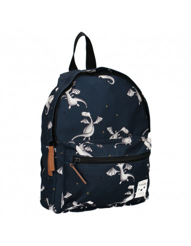 SAC A DOS ENFANT DRAGON - MARINE