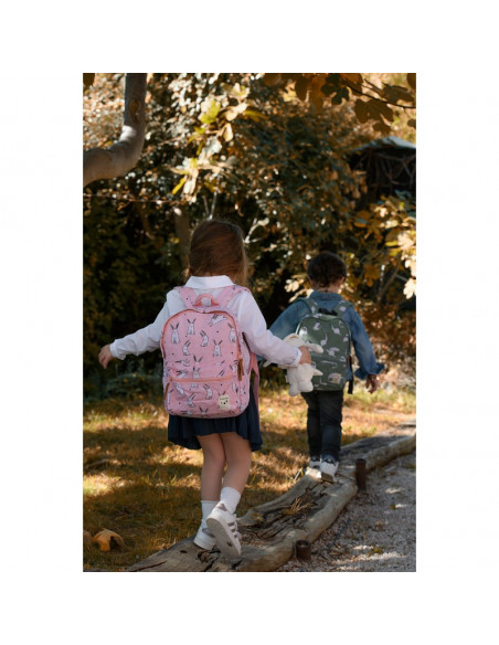 SAC A DOS ENFANT DINOSAURES - CELADON