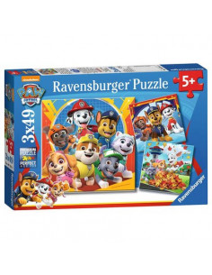 Puzzles Pat'Patrouille - Prêts à secourir | 3x49 pièces Ravensburger