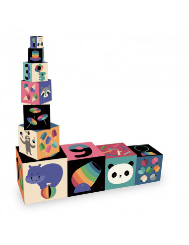 CUBES GIGOGNES ARC EN CIEL - ANDY WESTFACE