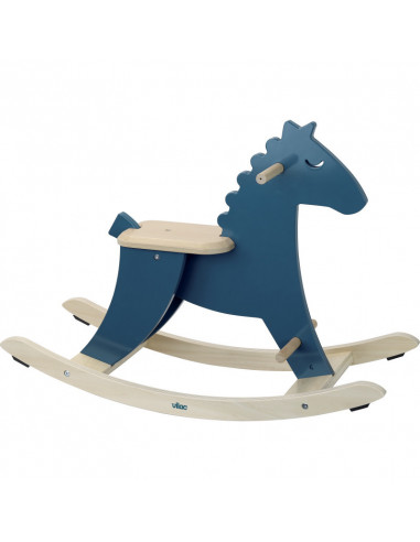 HUDADA CHEVAL A BASCULE BLEU + ARCEAU
