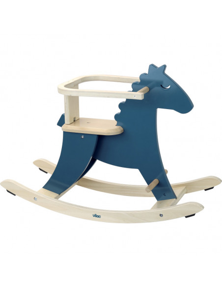 HUDADA CHEVAL A BASCULE BLEU + ARCEAU