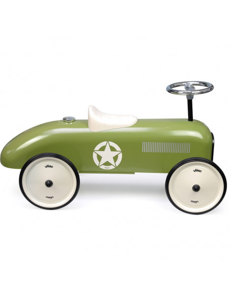 PORTEUR VOITURE VINTAGE KAKI