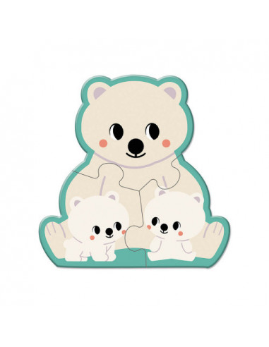 5 PUZZLES EVOLUTIFS ANIMAUX