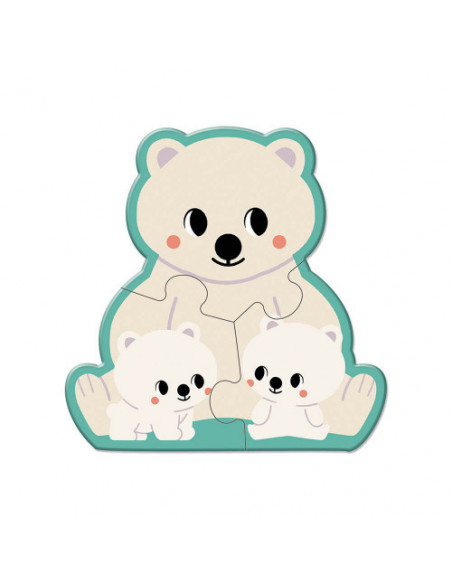 5 PUZZLES EVOLUTIFS ANIMAUX