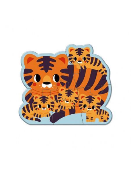 5 PUZZLES EVOLUTIFS ANIMAUX