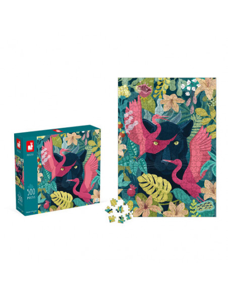 PUZZLE PANTHERE MYSTIQUE 500PCS