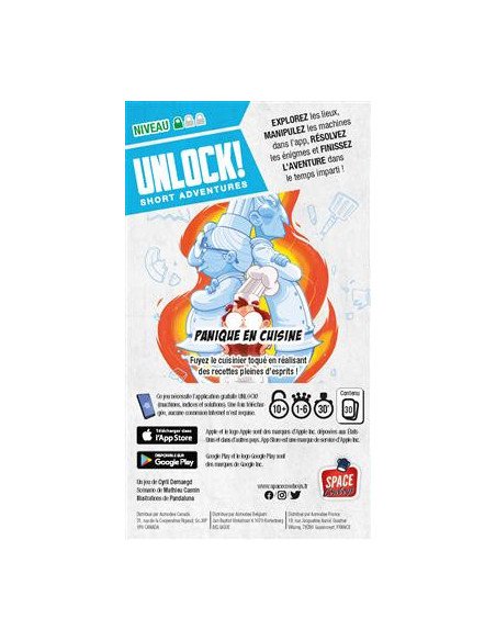 Unlock! short adventure : panique en cuisine