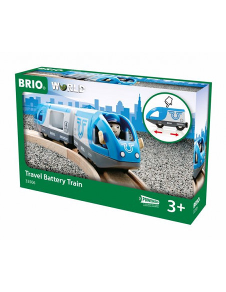 BRIO TRAIN DE VOYAGEURS A PILE