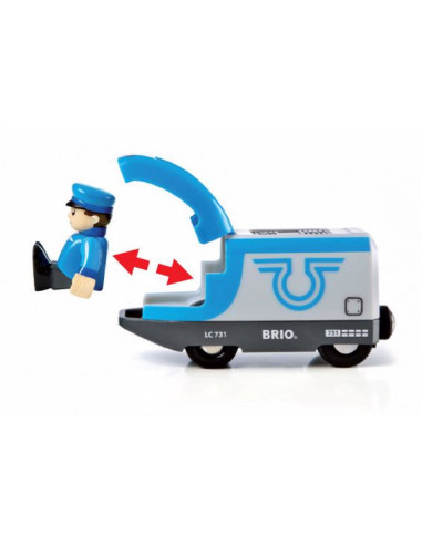 BRIO TRAIN DE VOYAGEURS A PILE