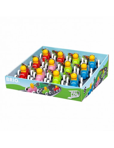 BRIO Voitures rétrofriction - Jouet en bois premier âge