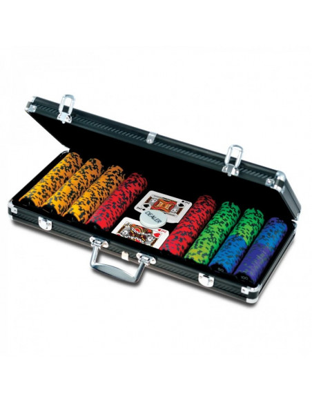 Malette poker propoker 300 jetons en fibre de carbone