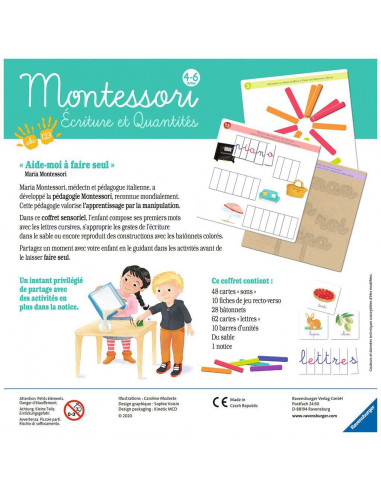 MONTESSORI - ECRITURE ET QUANTITES