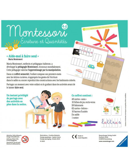 MONTESSORI - ECRITURE ET QUANTITES
