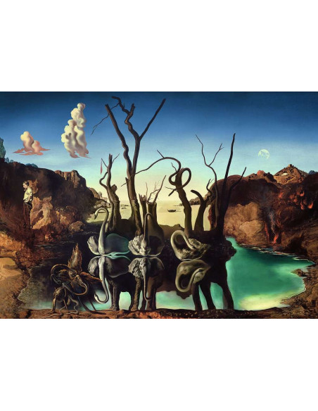 RAVENSBURGER - PUZZLE CYGNES DALI 1000P