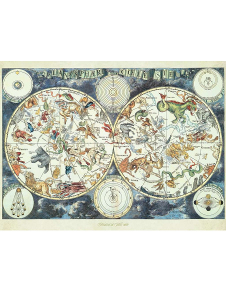 RAVENSBURGER PUZZLE MAPPEMONDE ANIMAUX 1500P