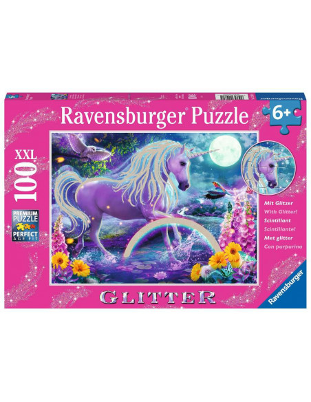 RAVENSBURGER PUZZLE XXL - LICORNE PAILLETTE 100P