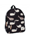 SAC A DOS ENFANT BALEINES ET CACHALOTS - NOIR