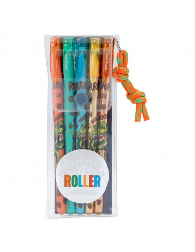 DINO WORLD SET DE CRAYONS GEL