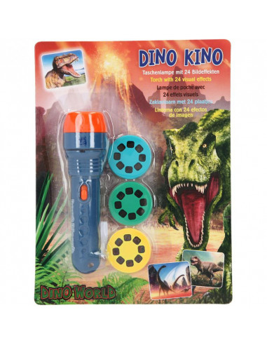 DINO WORLD LAMPE DE POCHE AVEC EFFETS VISUELS