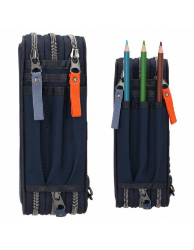 DINO WORLD TROUSSE A CRAYONS 3 COMPARTIMENTS