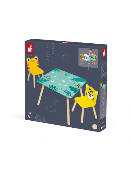 Mobilier tropical - table et chaises - tropik