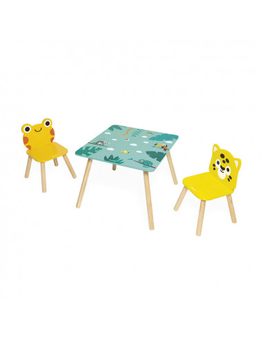 Mobilier tropical - table et chaises - tropik