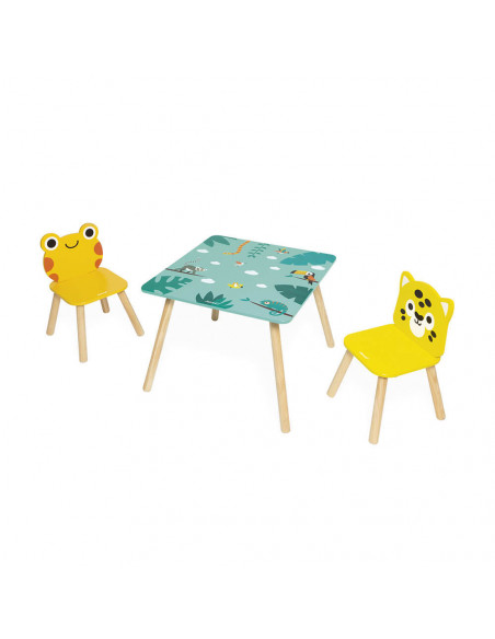 Mobilier tropical - table et chaises - tropik