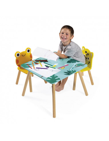 Mobilier tropical - table et chaises - tropik