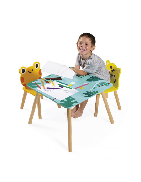 Mobilier tropical - table et chaises - tropik