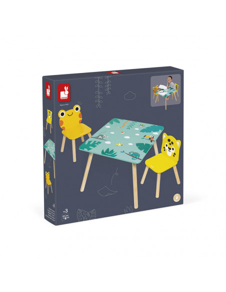 Mobilier tropical - table et chaises - tropik