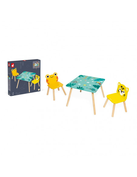 Mobilier tropical - table et chaises - tropik