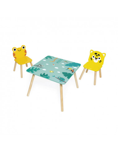 Mobilier tropical - table et chaises - tropik