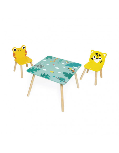 Mobilier tropical - table et chaises - tropik